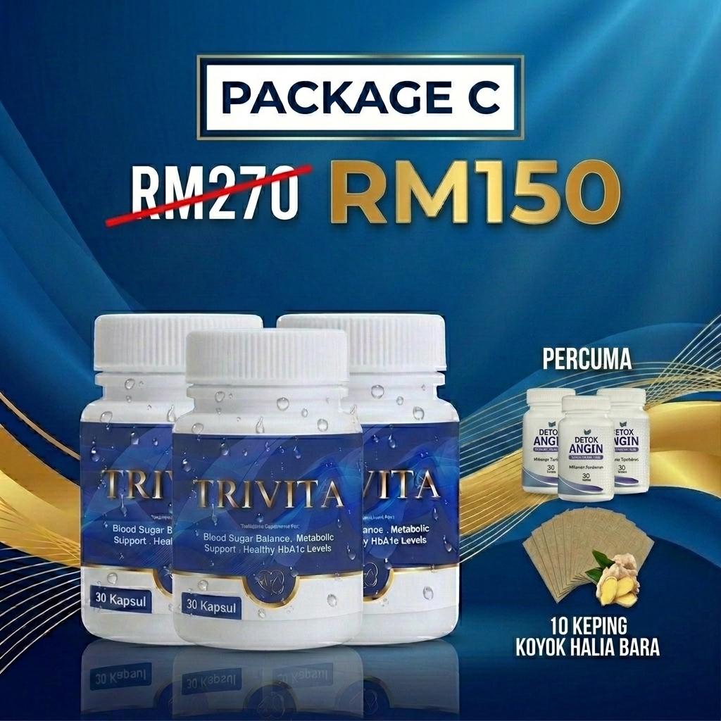 Pakej 4 + Free 2 TRIVITA